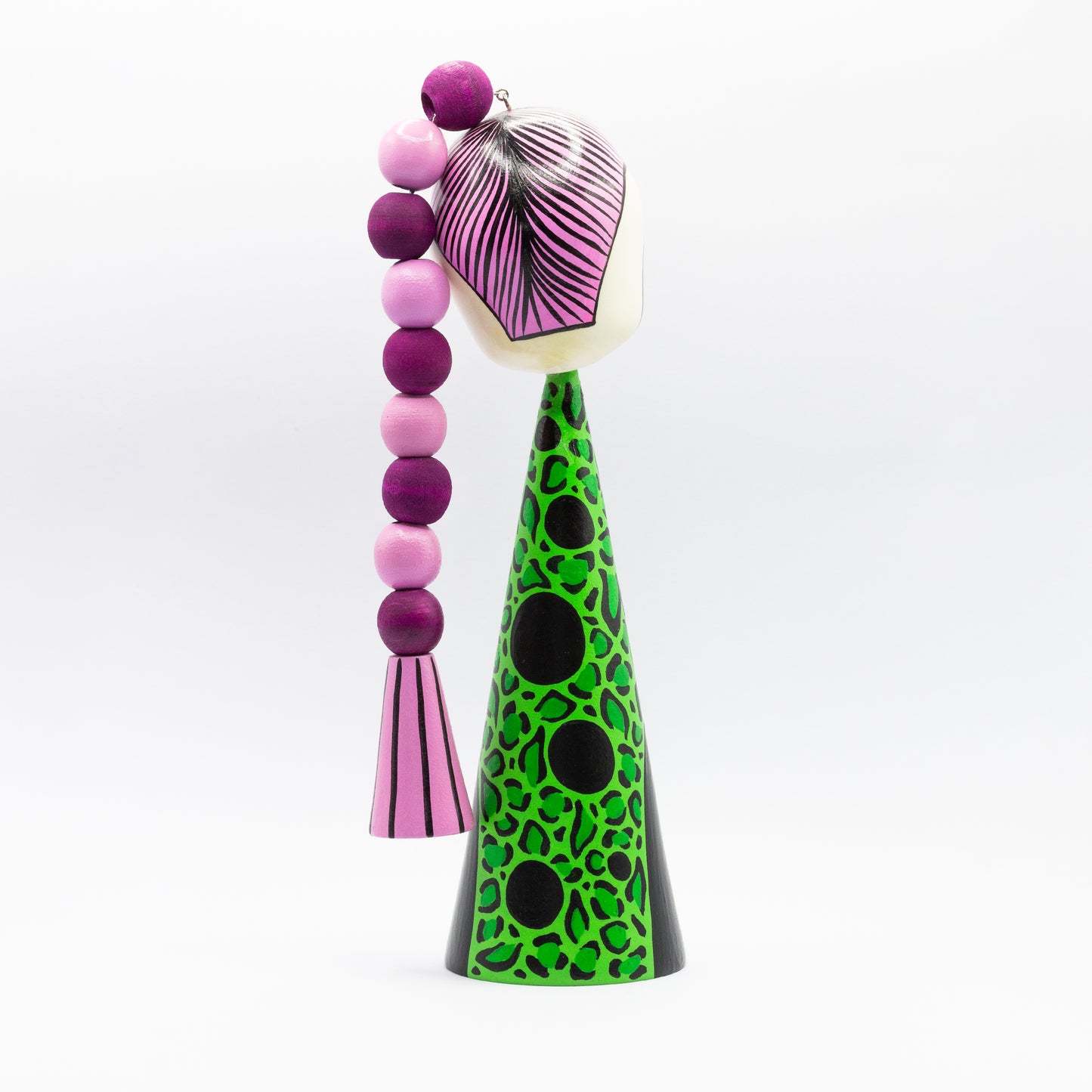 Exclusive Sosaku-Kokeshi "Nina with Braid"