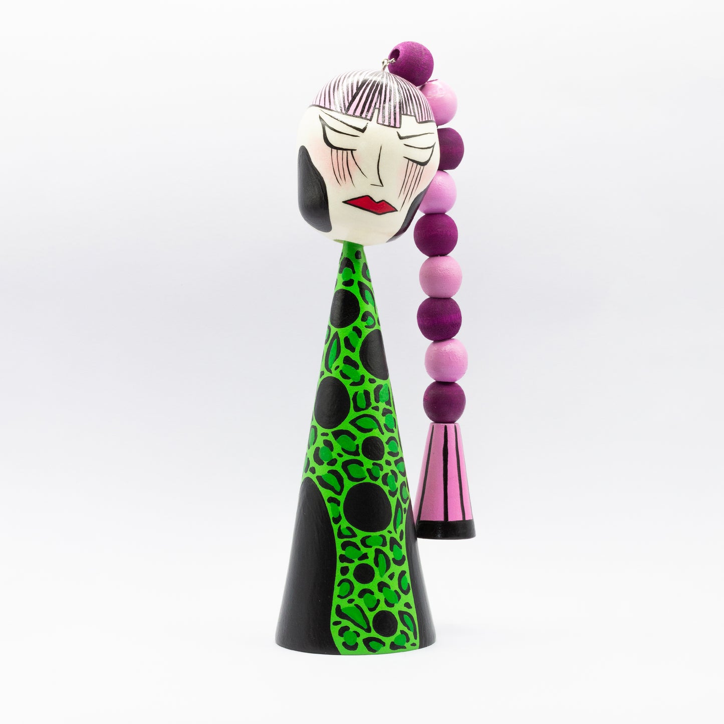 Exclusive Sosaku-Kokeshi "Nina with Braid"