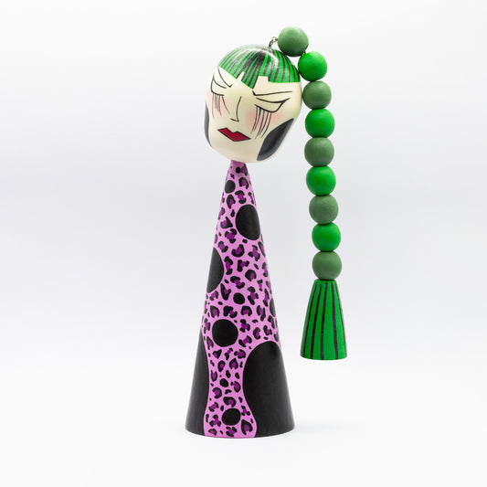 Exclusive Sosaku-Kokeshi "Nina with Braid"
