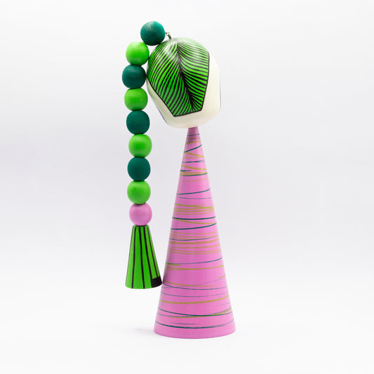 Exclusive Sosaku-Kokeshi "Nina with Braid"