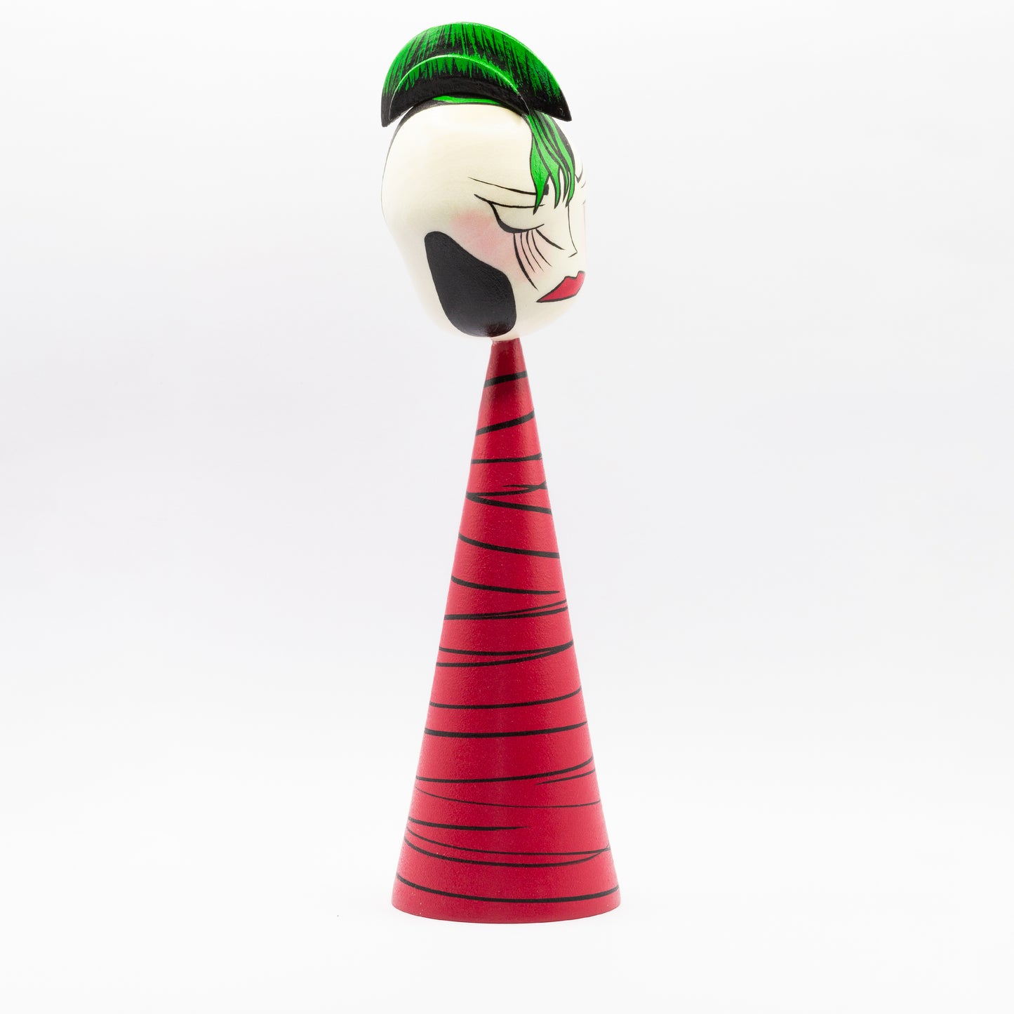 Exclusive Sosaku-Kokeshi "Nina with a Mohican"