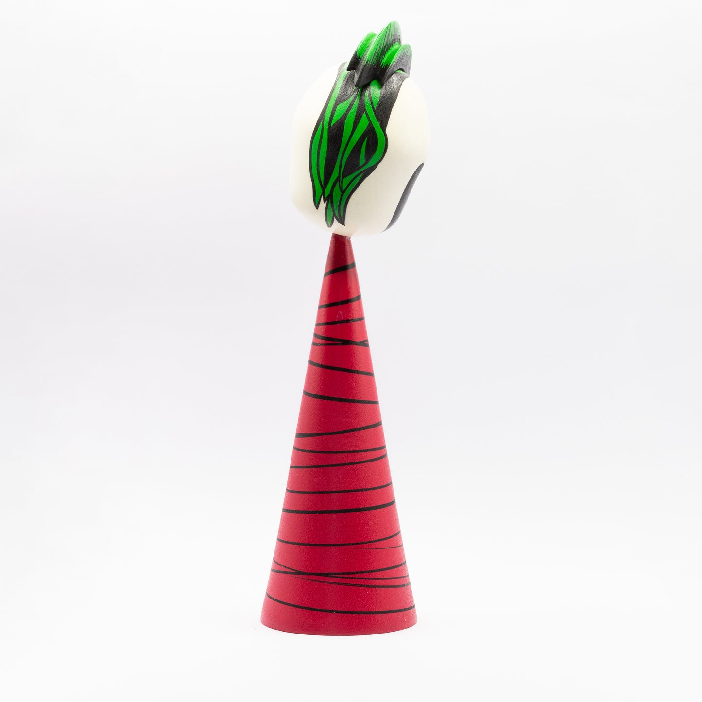 Exclusive Sosaku-Kokeshi "Nina with a Mohican"