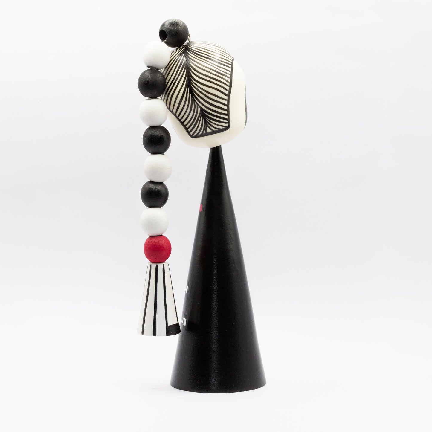 Exklusive Sosaku-Kokeshi "Nina mit Zopf"