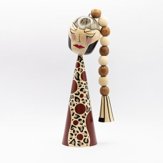 Exclusive Sosaku-Kokeshi "Nina with Braid"