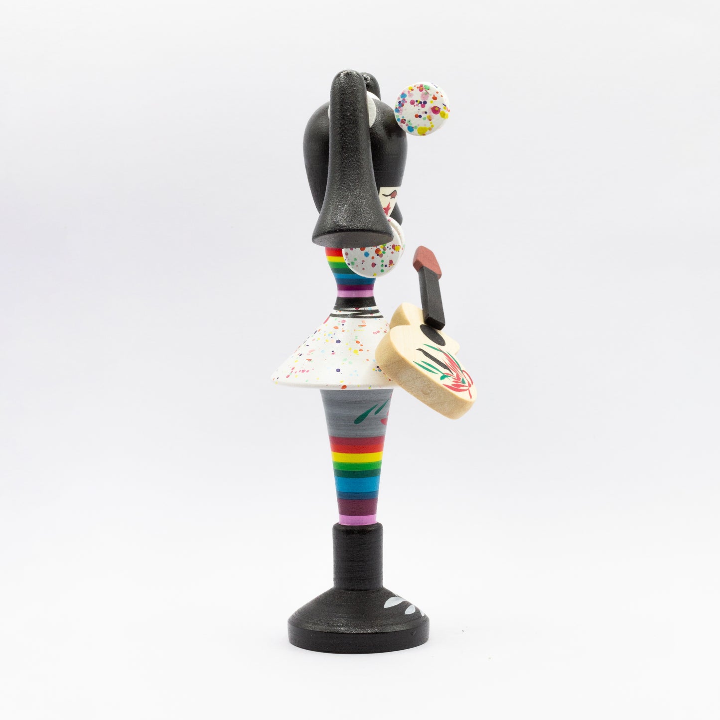 Exklusive Sosaku-Kokeshi "Nina mit Zöpfen"