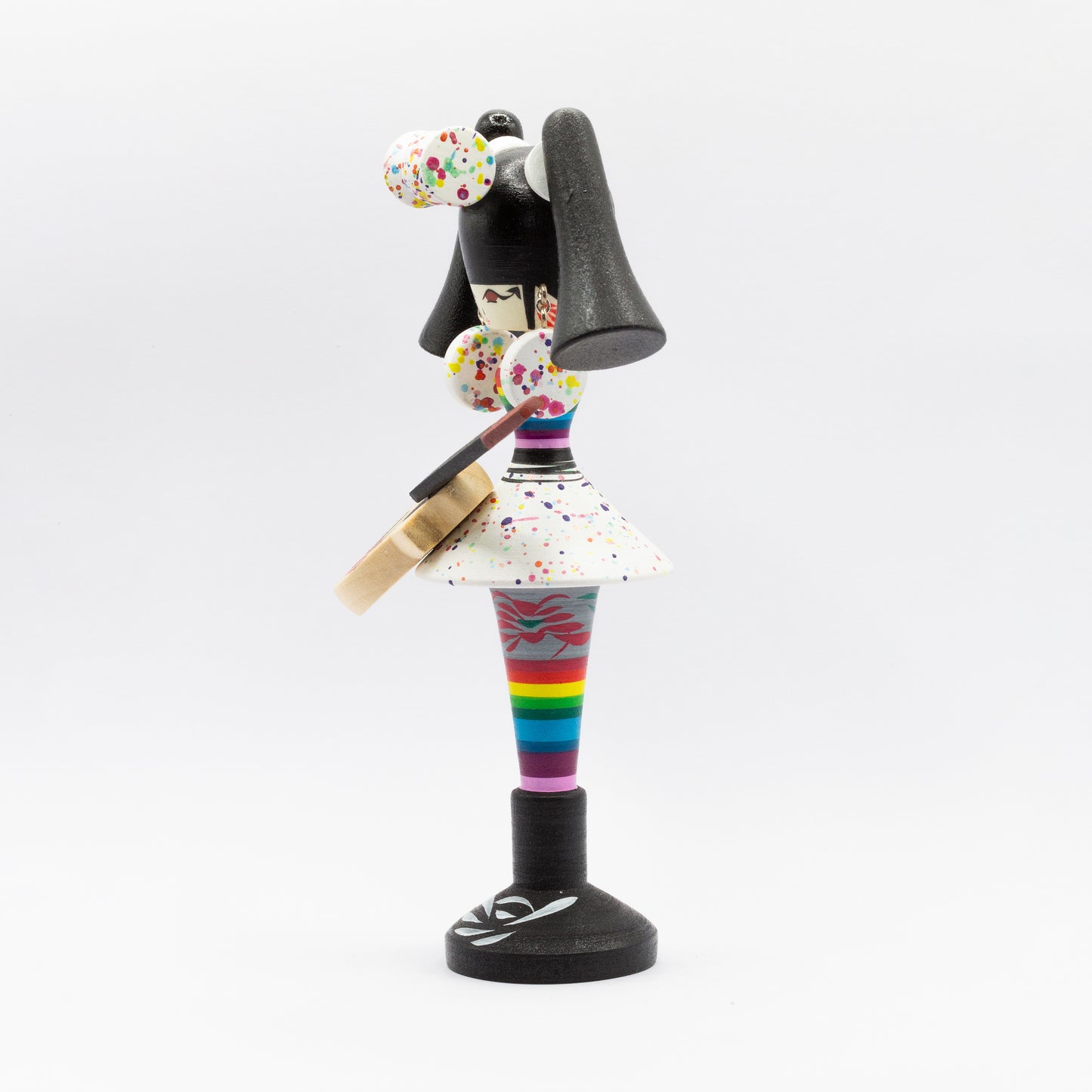 Exklusive Sosaku-Kokeshi "Nina mit Zöpfen"