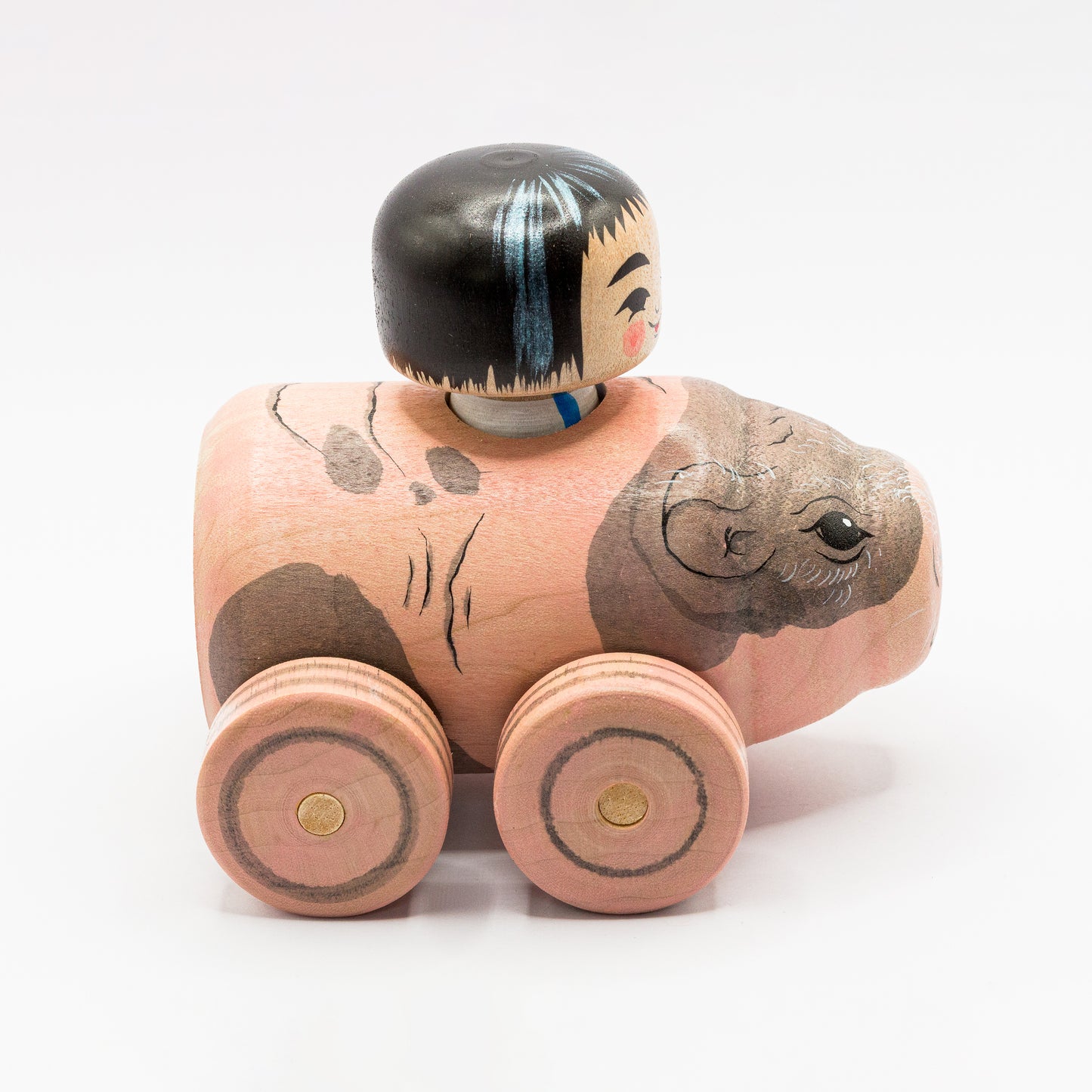 Kokeshi Car: Pink Guinea Pig