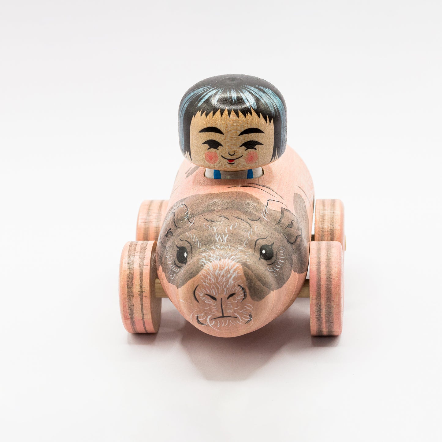 Kokeshi Car: Pink Guinea Pig