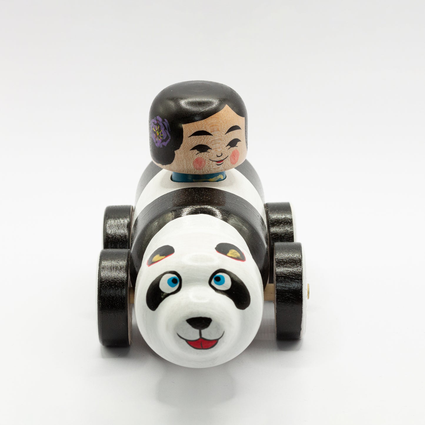 Kokeshi Car: Panda Bear
