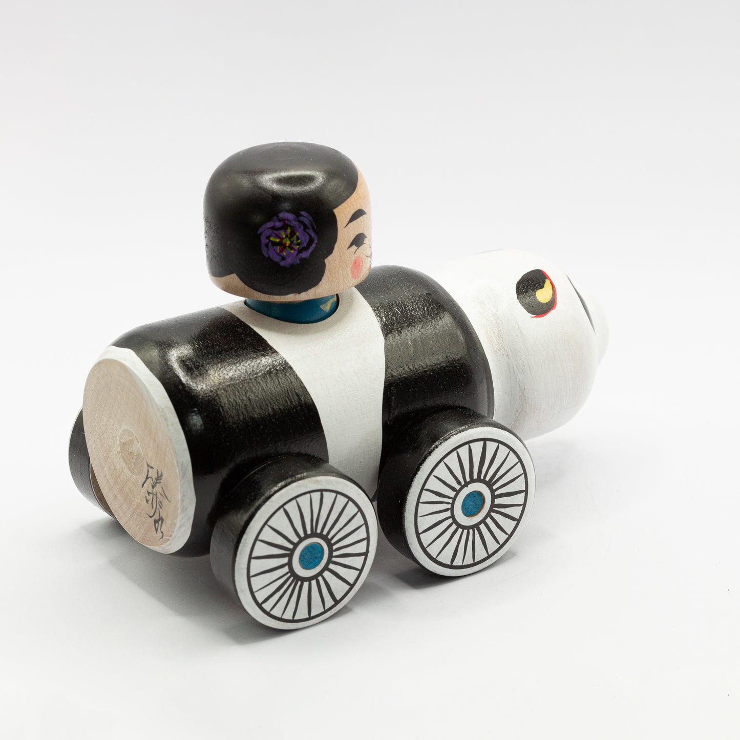 Kokeshi Car: Panda Bear
