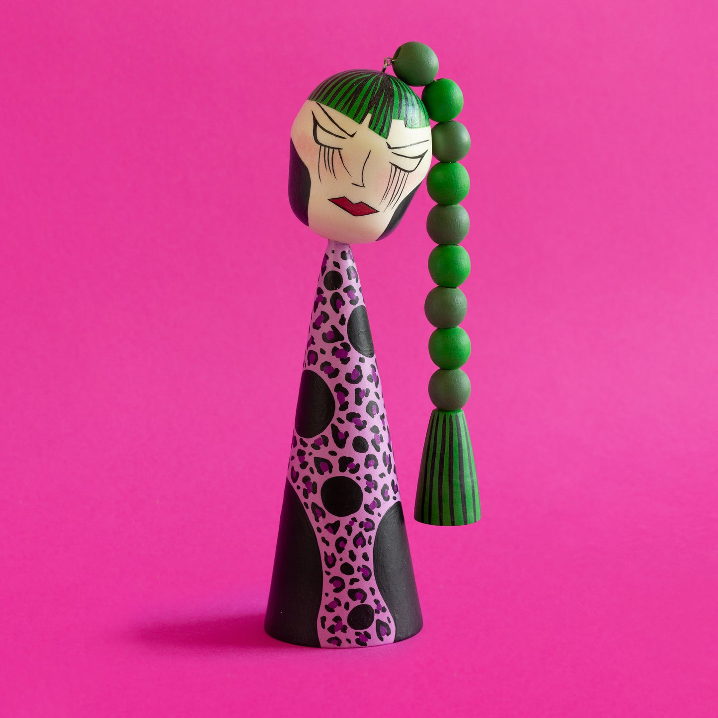Exclusive Sosaku-Kokeshi "Nina with Braid"