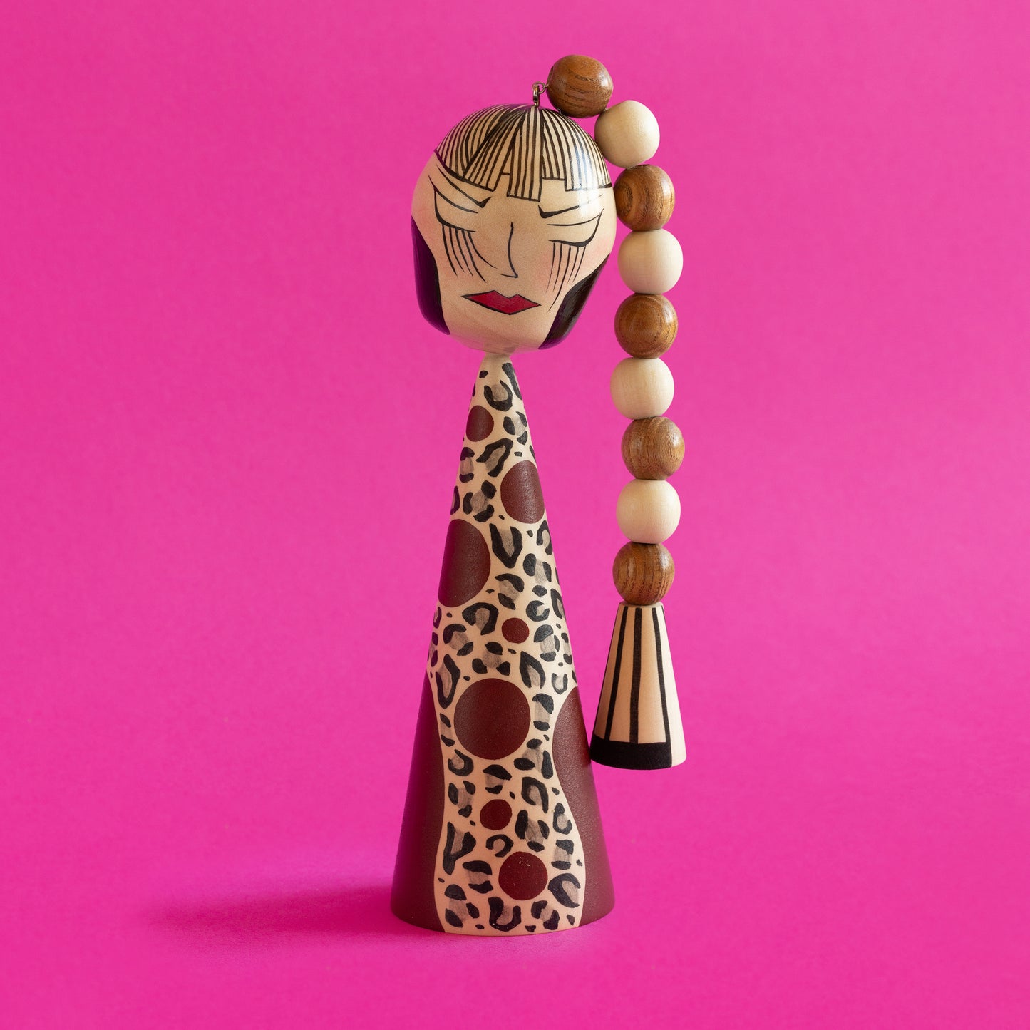 Exclusive Sosaku-Kokeshi "Nina with Braid"