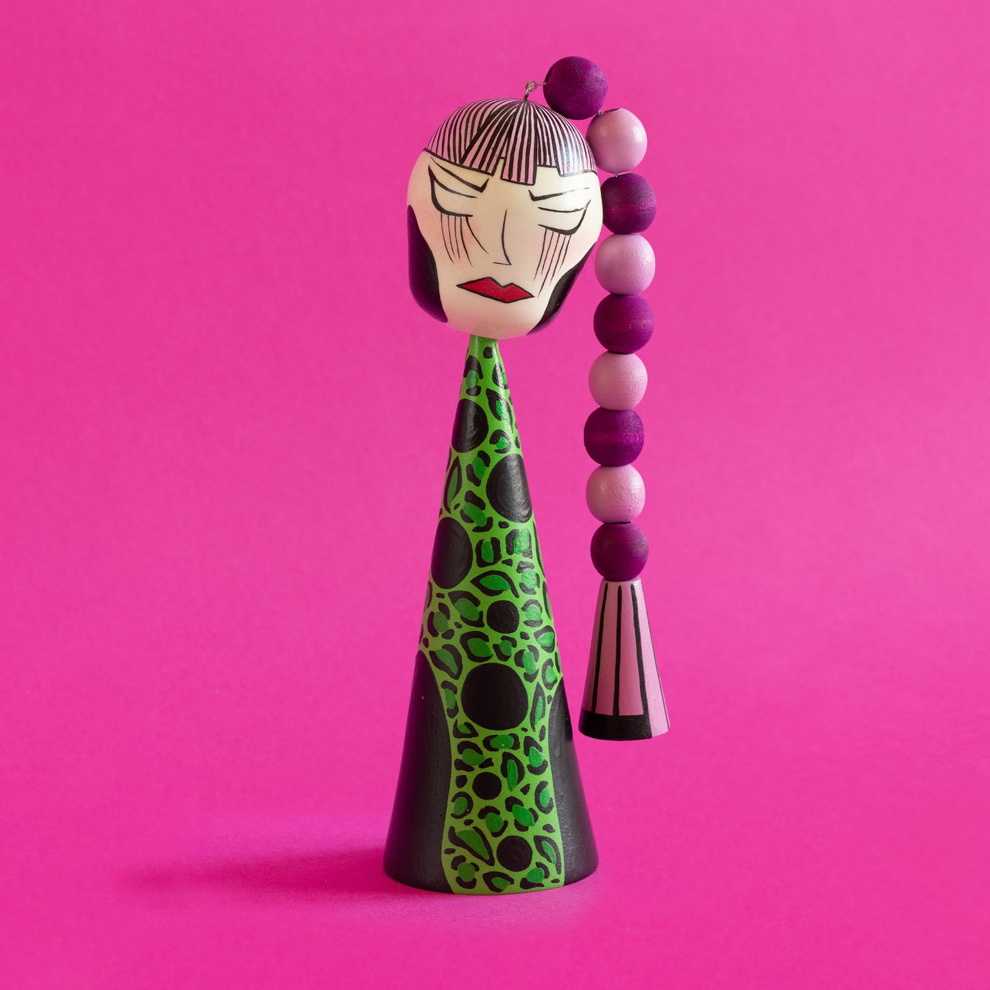 Exclusive Sosaku-Kokeshi "Nina with Braid"