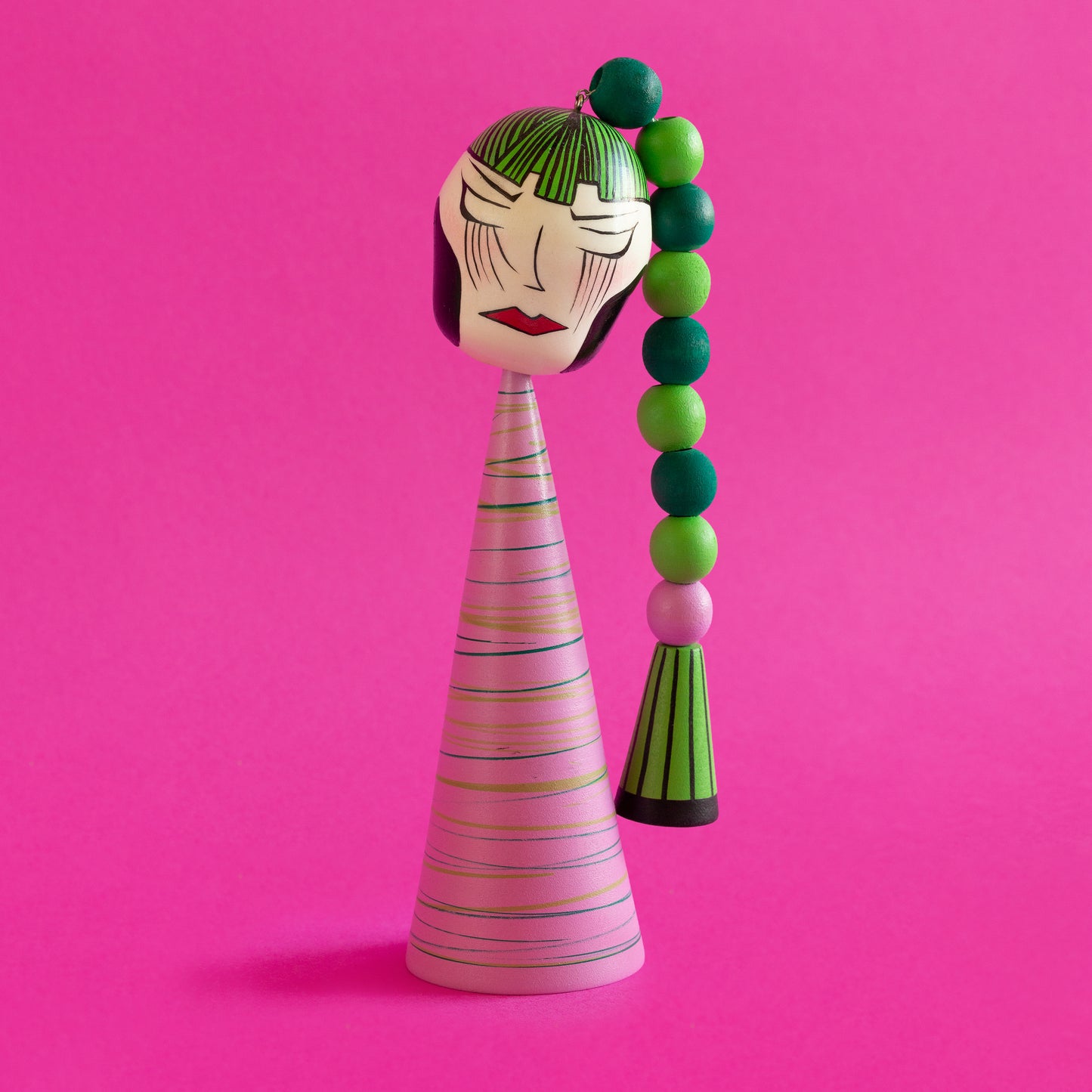 Exclusive Sosaku-Kokeshi "Nina with Braid"