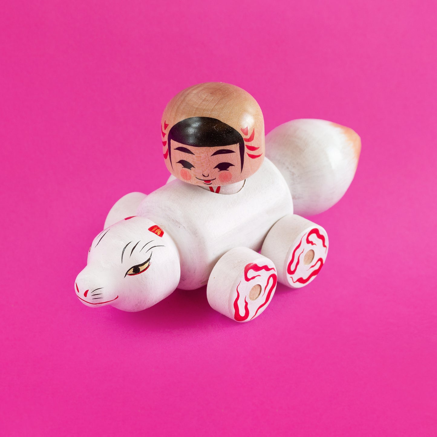 Kokeshi-Mobil: Schneefuchs