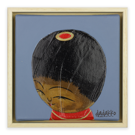 Kokeshi-Porträt Nr. 10 | Serie DADAKKO | Unikat