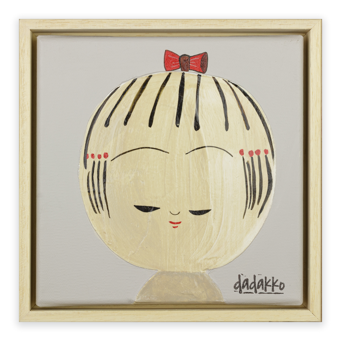 Kokeshi-Porträt Nr. 09 | Serie DADAKKO