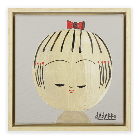 Kokeshi-Porträt Nr. 09 | Serie DADAKKO | Unikat
