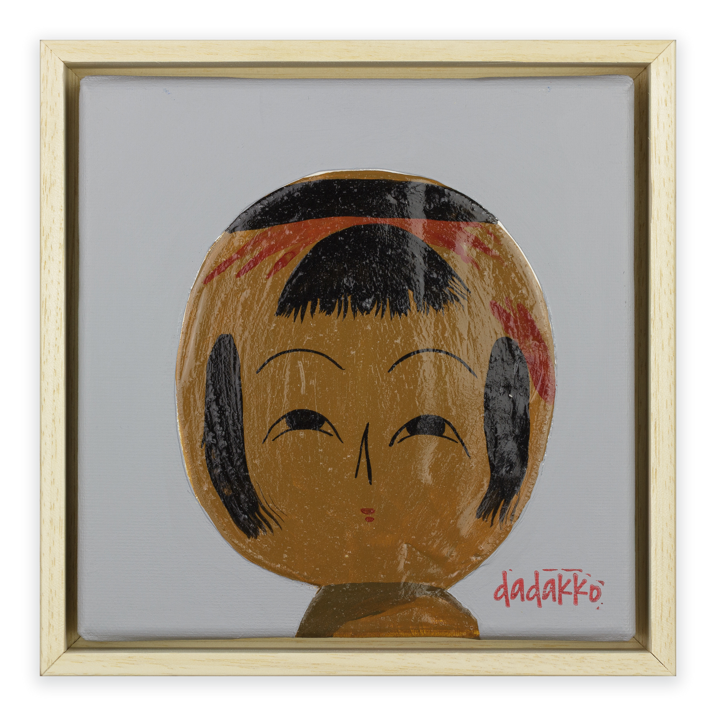 Kokeshi-Porträt Nr. 07 | Serie DADAKKO