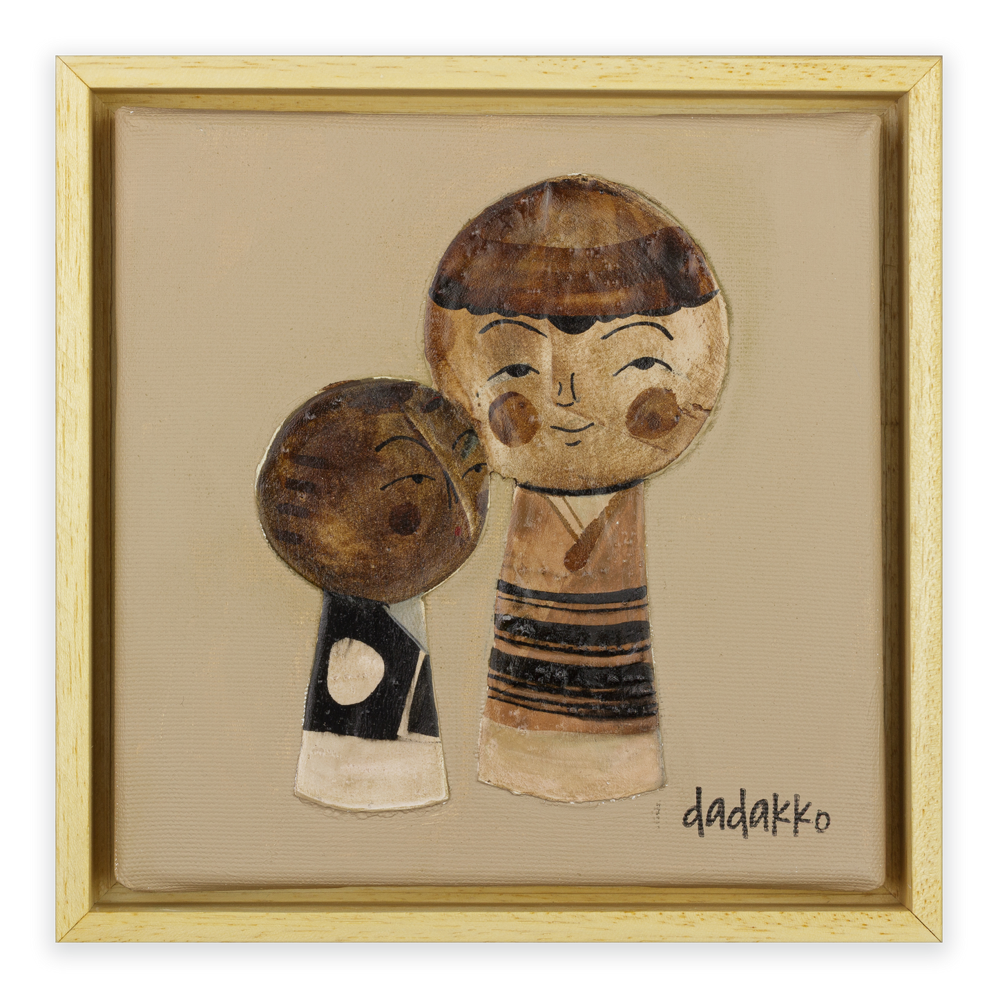 Kokeshi-Porträt Nr. 17 | Serie DADAKKO