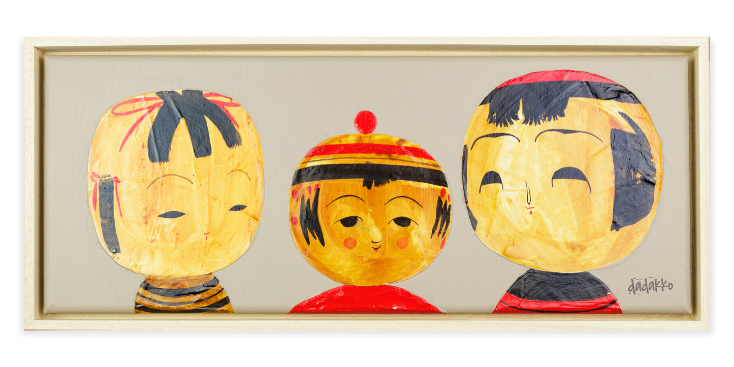 Kokeshi-Porträt Nr. 25 | Serie DADAKKO