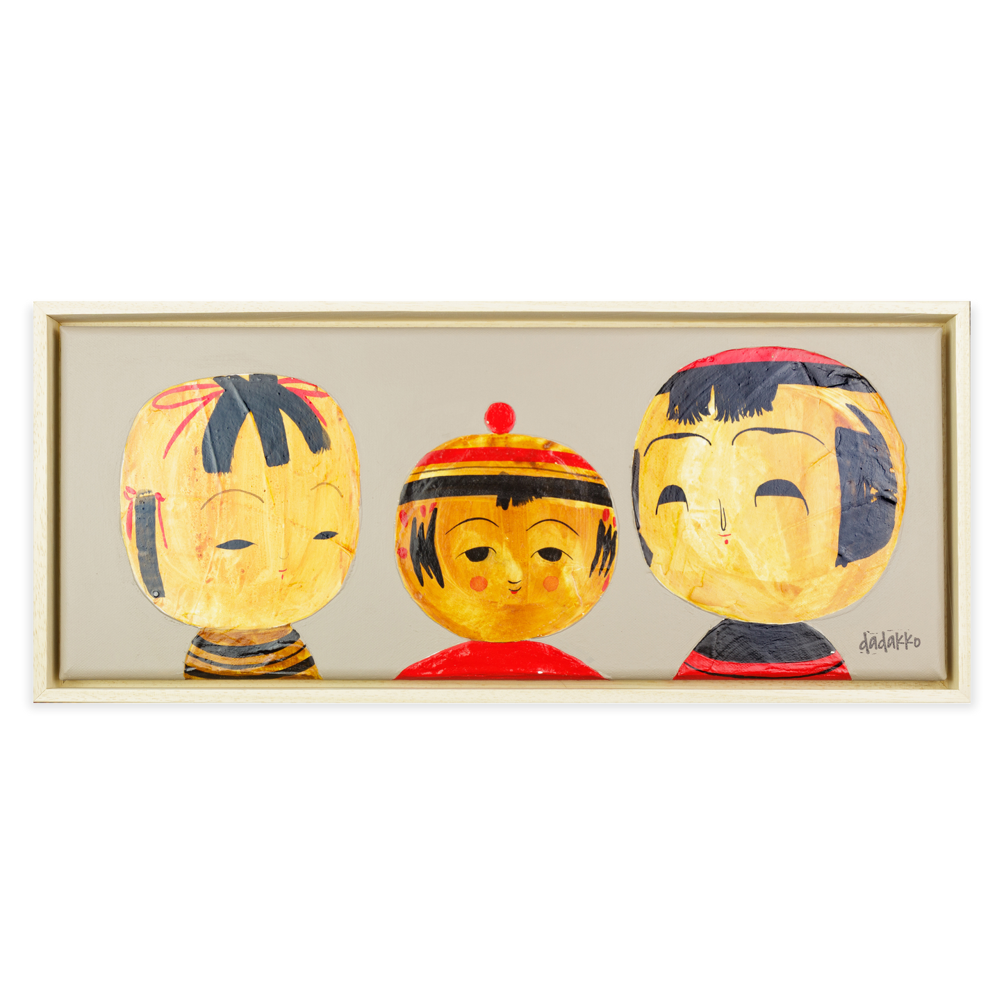 Kokeshi-Porträt Nr. 25 | Serie DADAKKO