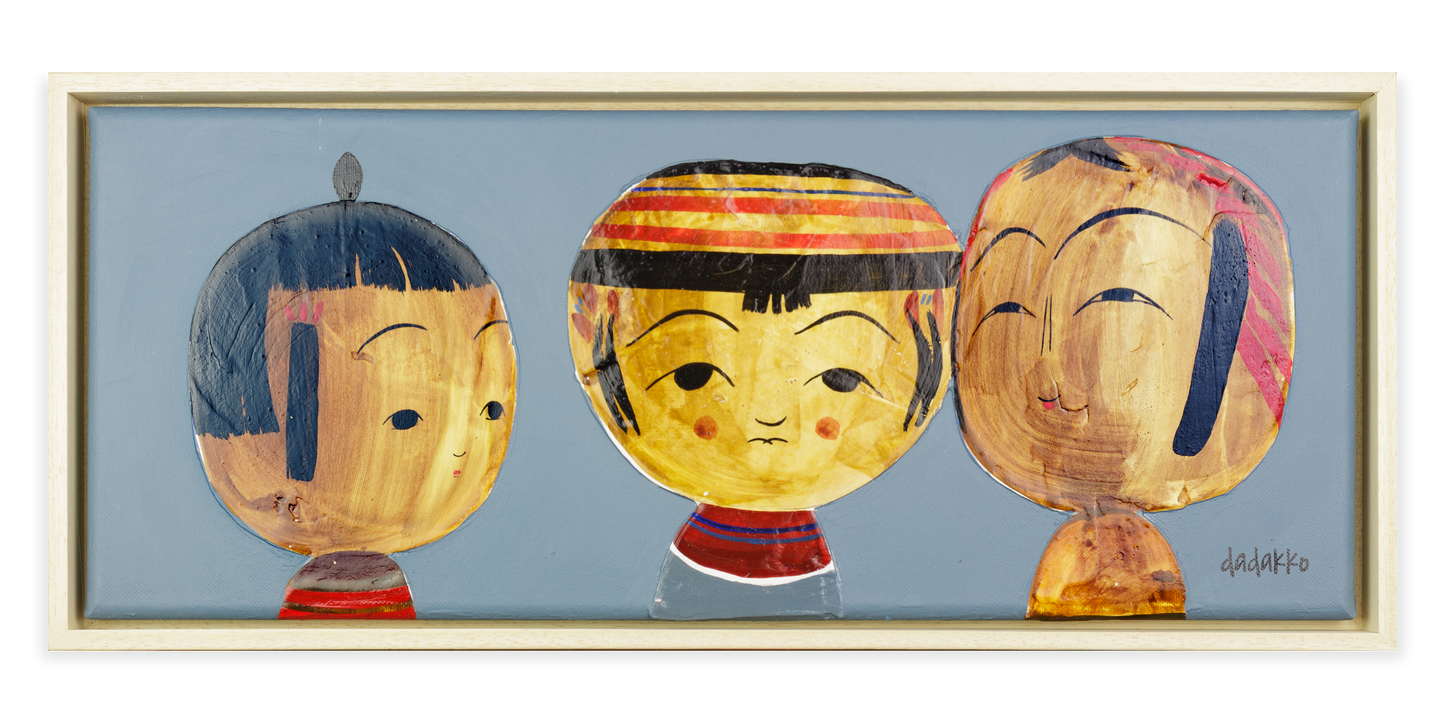 Kokeshi-Porträt Nr. 24 | Serie DADAKKO