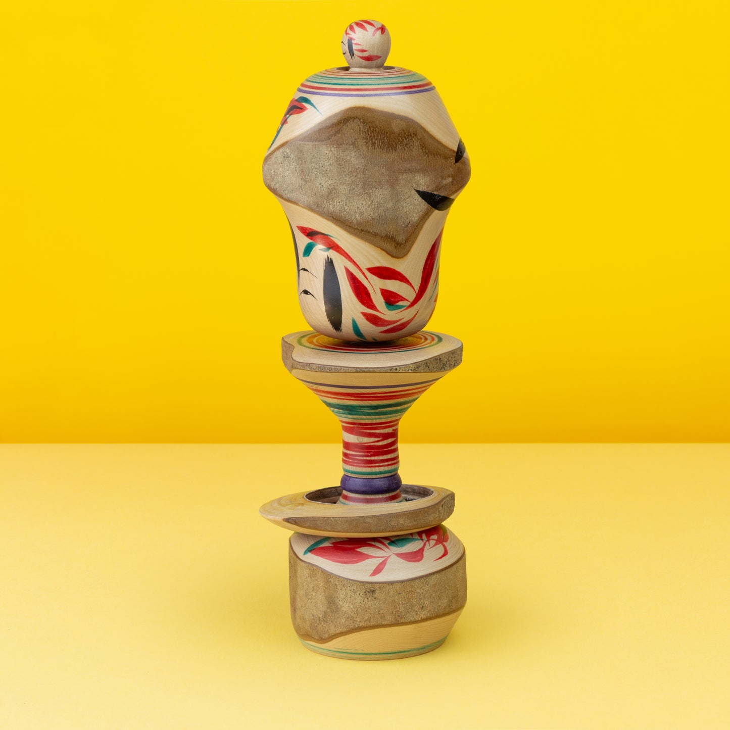 Exclusive Yamiyo Kokeshi | Natural Wood Kokeshi