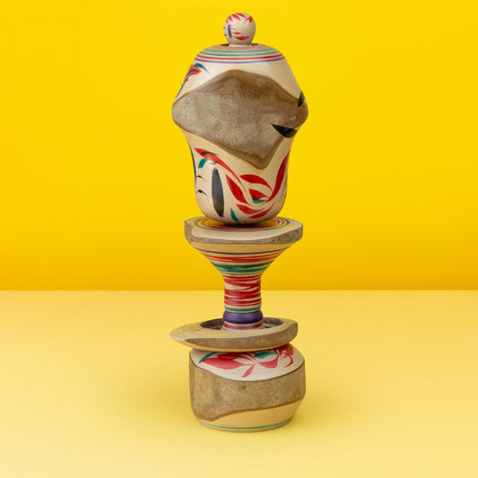 Exclusive Yamiyo Kokeshi | Natural Wood Kokeshi