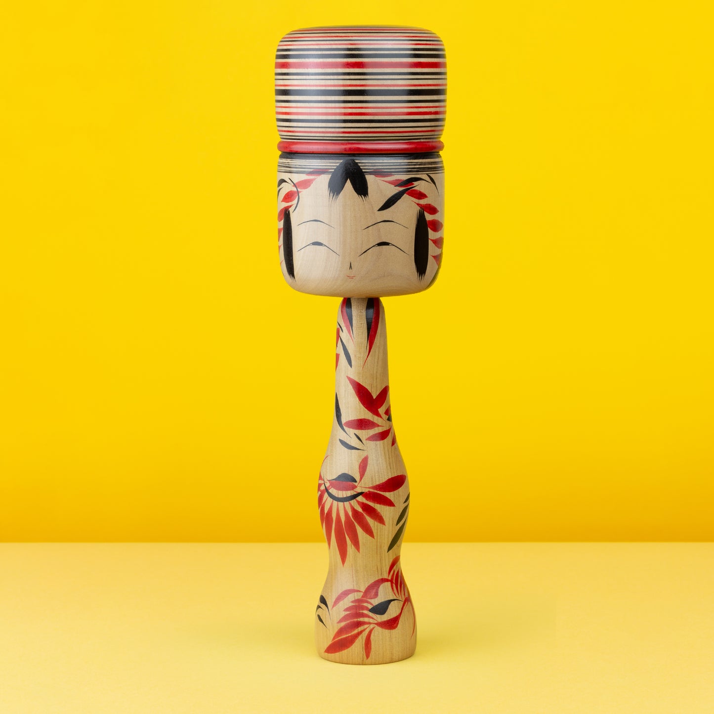 Exklusive "Mixed Tree Species Bun Hair Kokeshi"