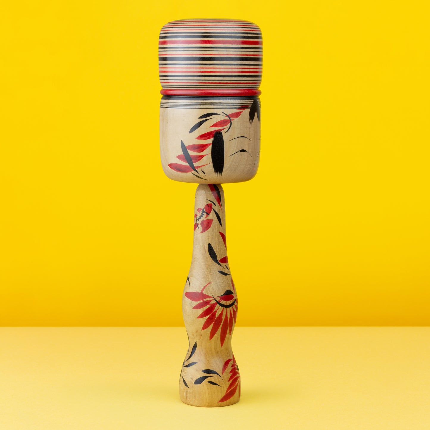 Exklusive "Mixed Tree Species Bun Hair Kokeshi"