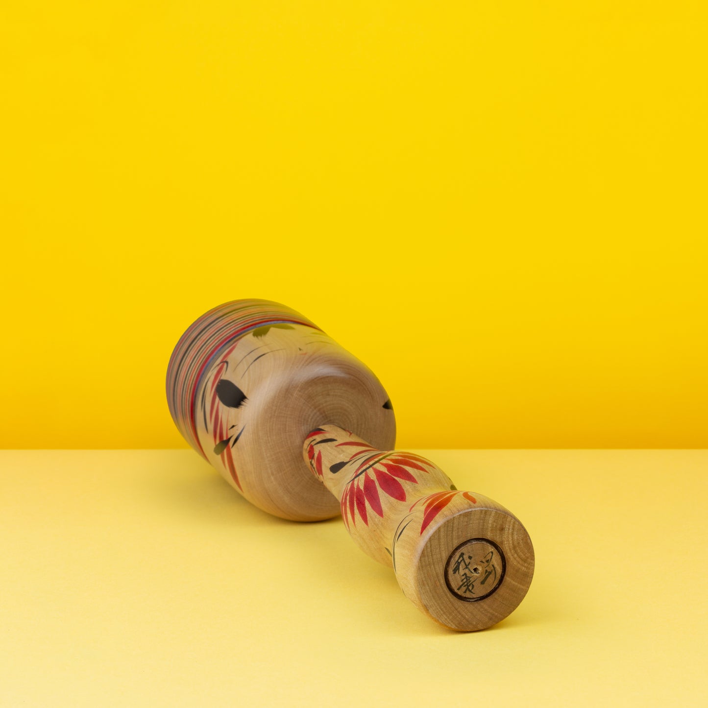 Exklusive "Mixed Tree Species Bun Hair Kokeshi"