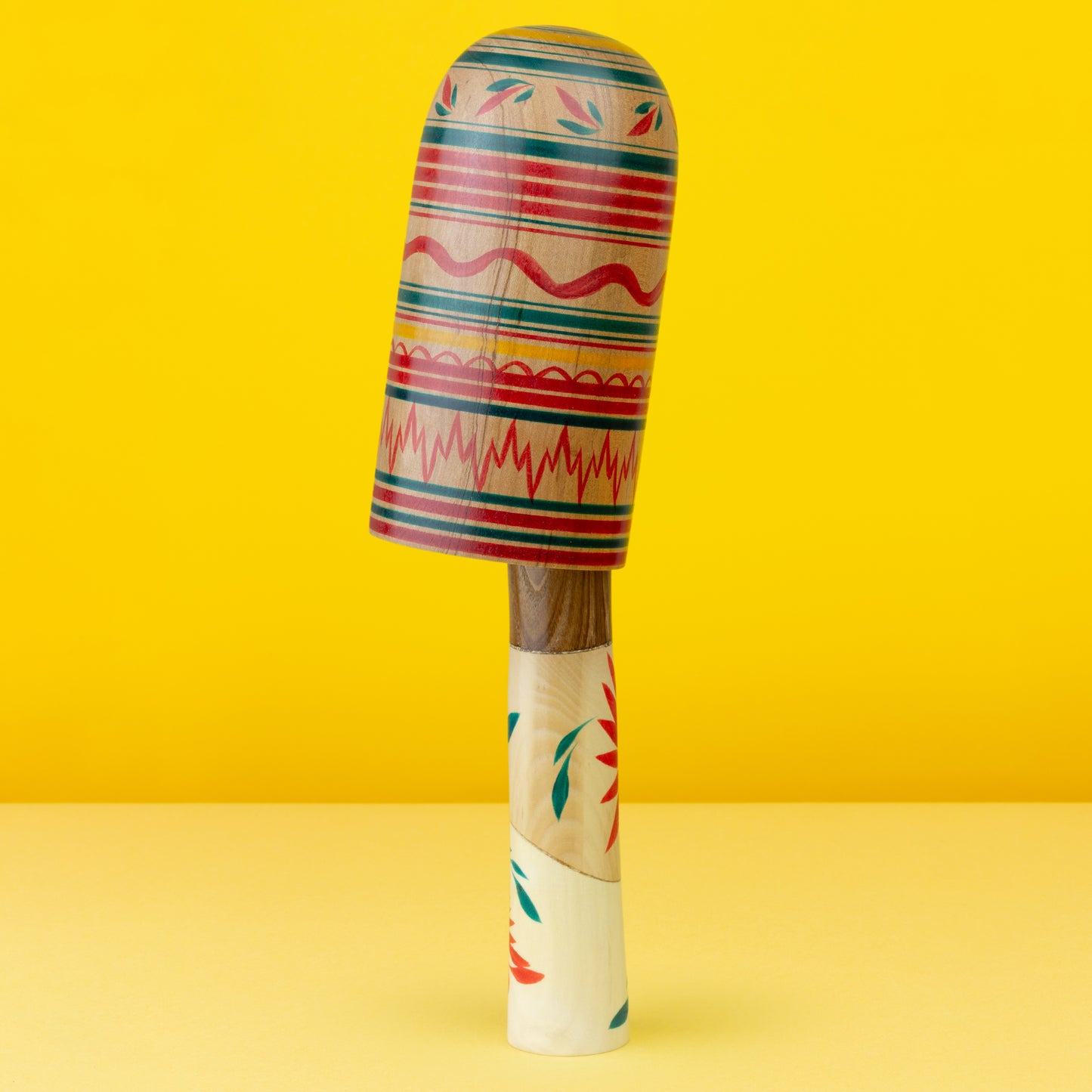 Exclusive Mixed Tree Species Hat Kokeshi