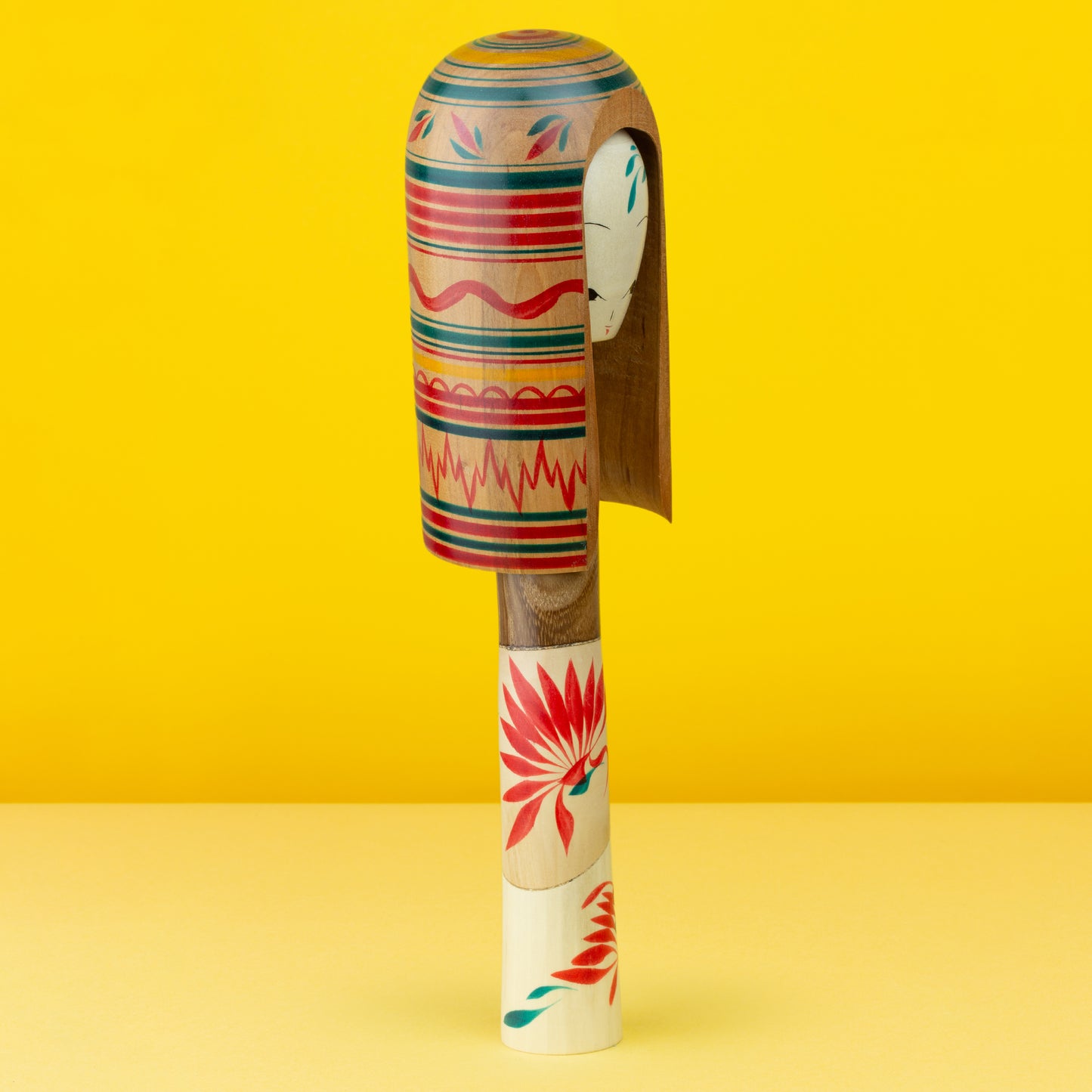 Exclusive Mixed Tree Species Hat Kokeshi