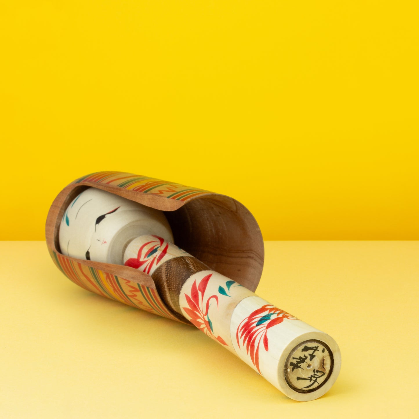 Exclusive Mixed Tree Species Hat Kokeshi