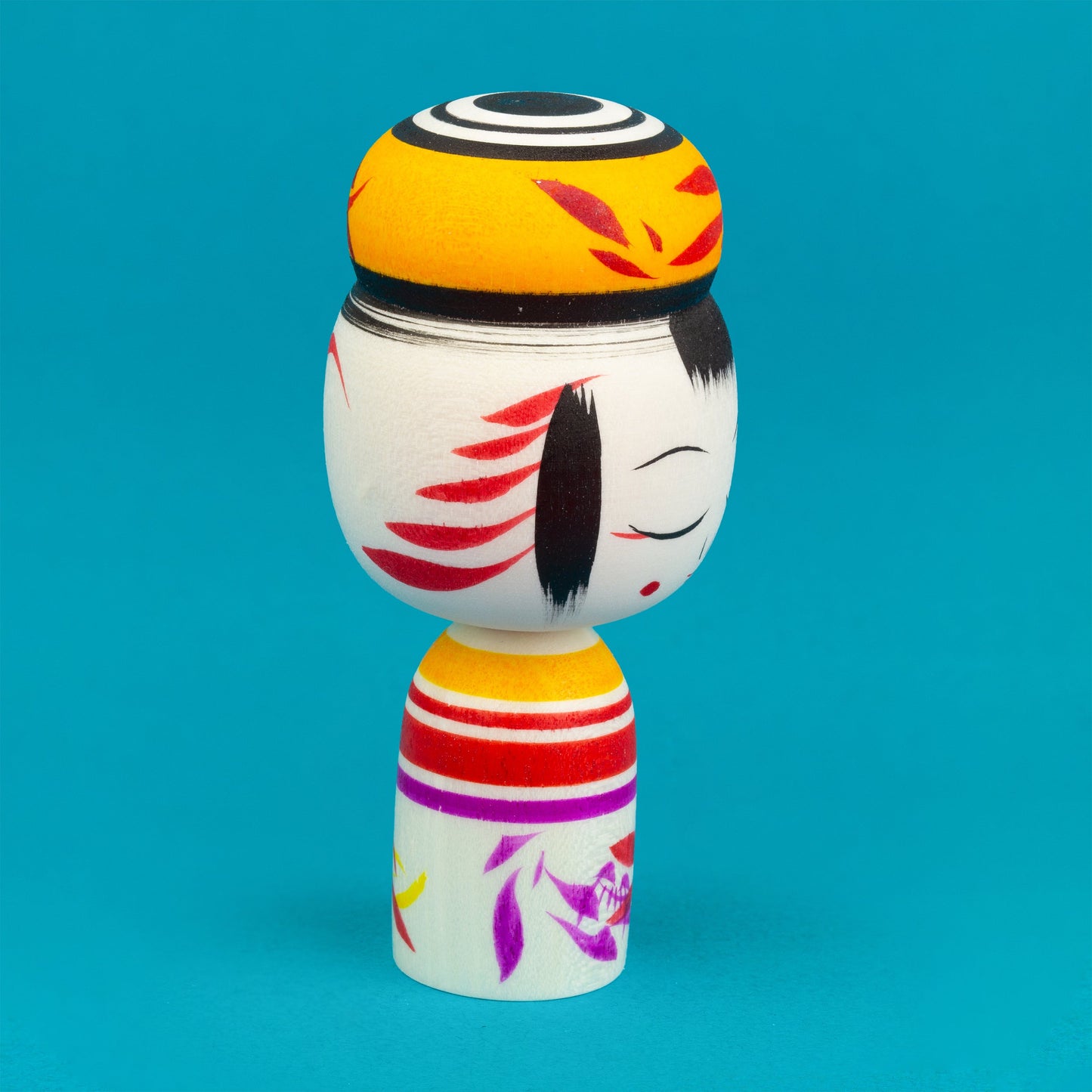 Miniature Autumn Colours Kokeshi