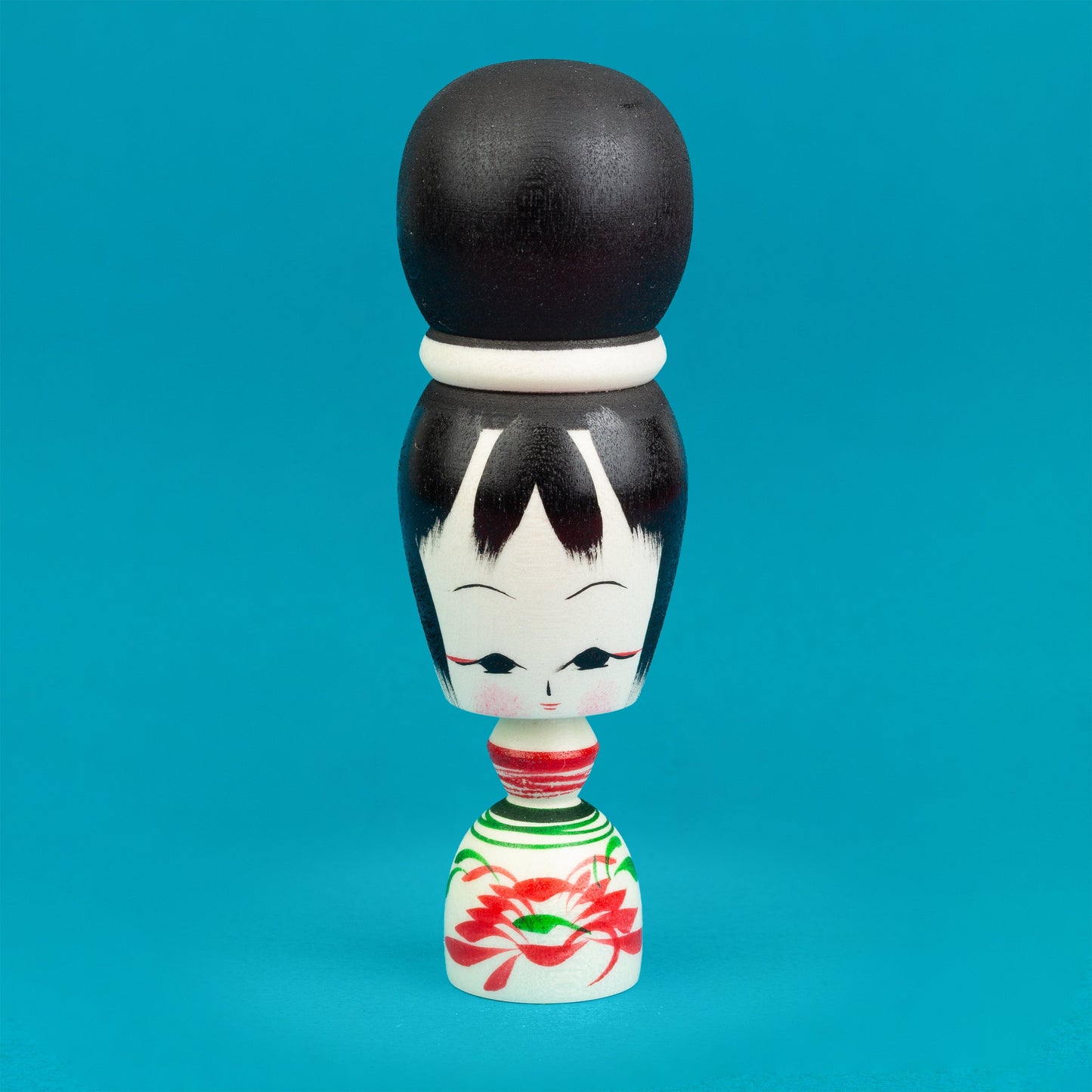 Miniature Bun Hair Kokeshi