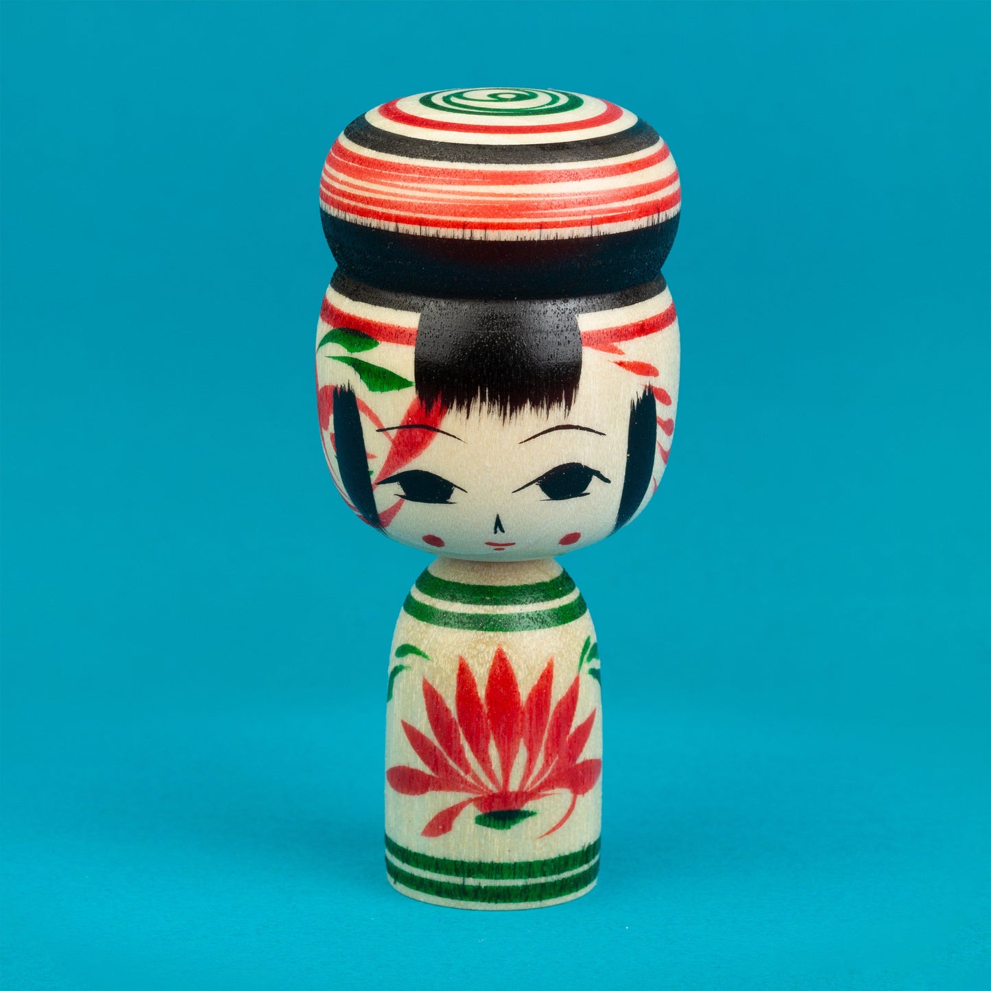 Miniature Bun Hair Kokeshi