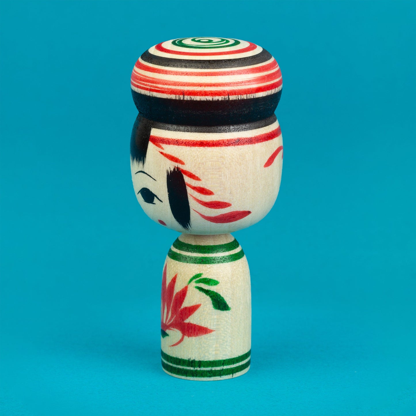 Miniature Bun Hair Kokeshi