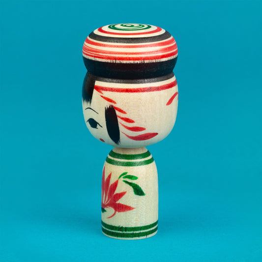 Miniature Bun Hair Kokeshi