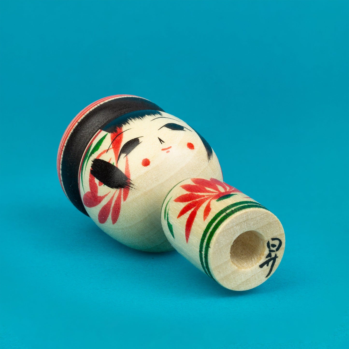 Miniature Bun Hair Kokeshi