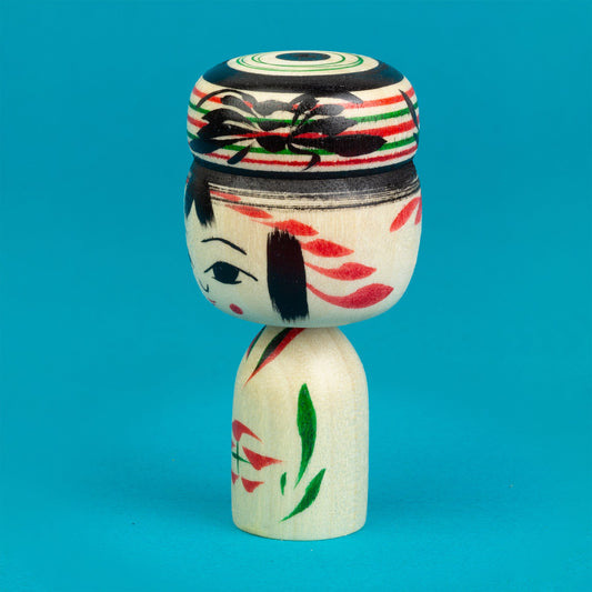 Miniature Bun Hair Kokeshi