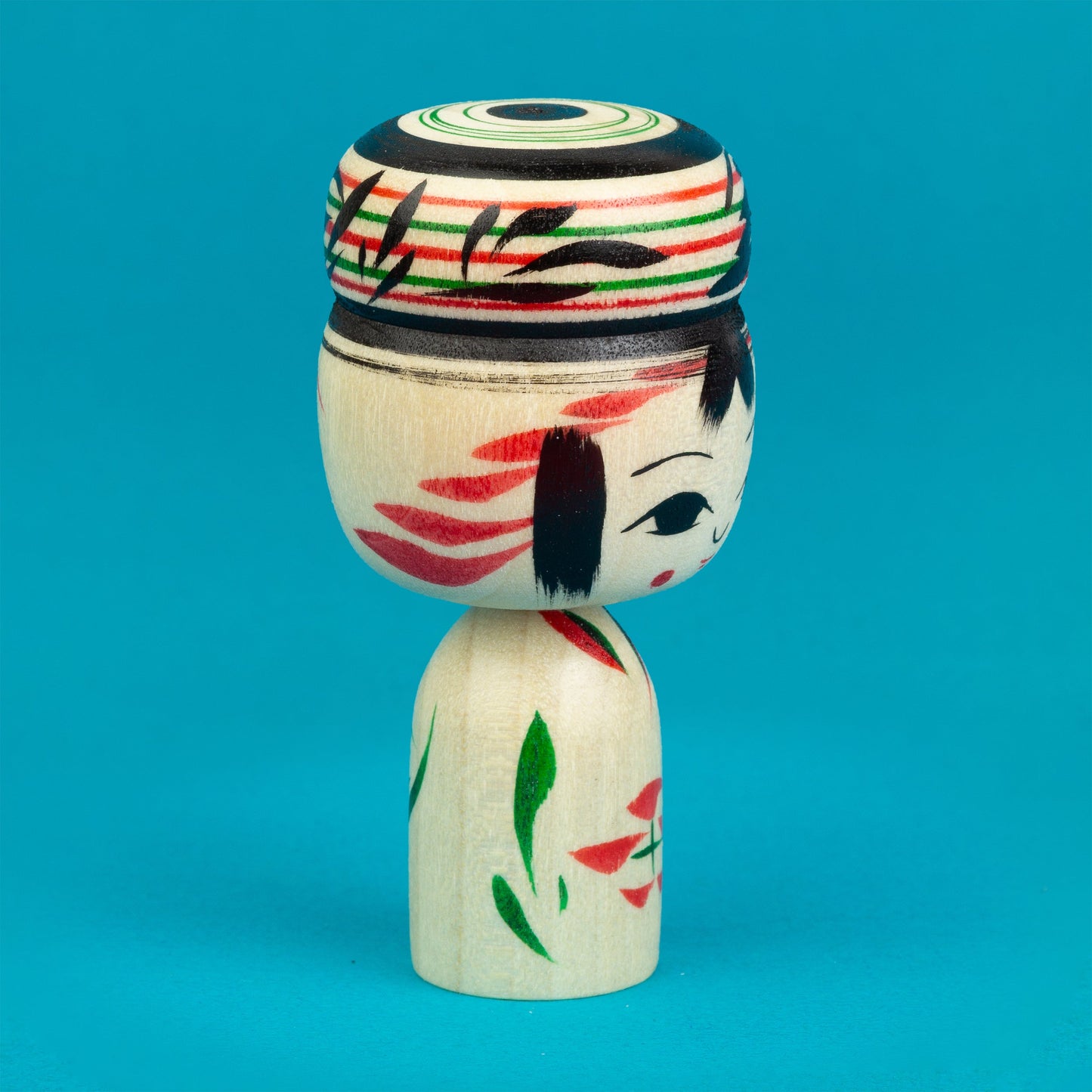 Miniature Bun Hair Kokeshi