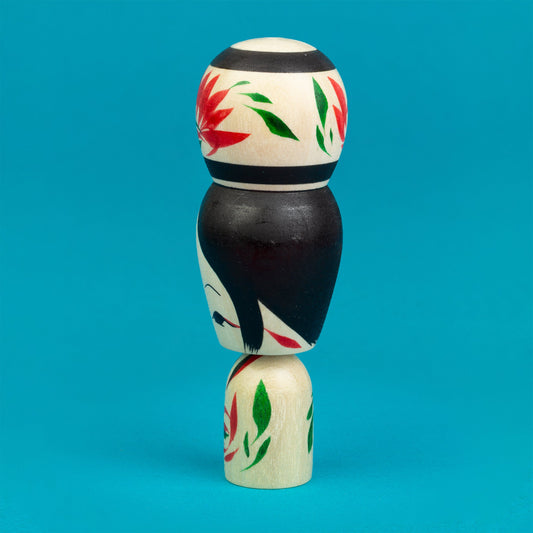 Miniature Bun Hair Kokeshi