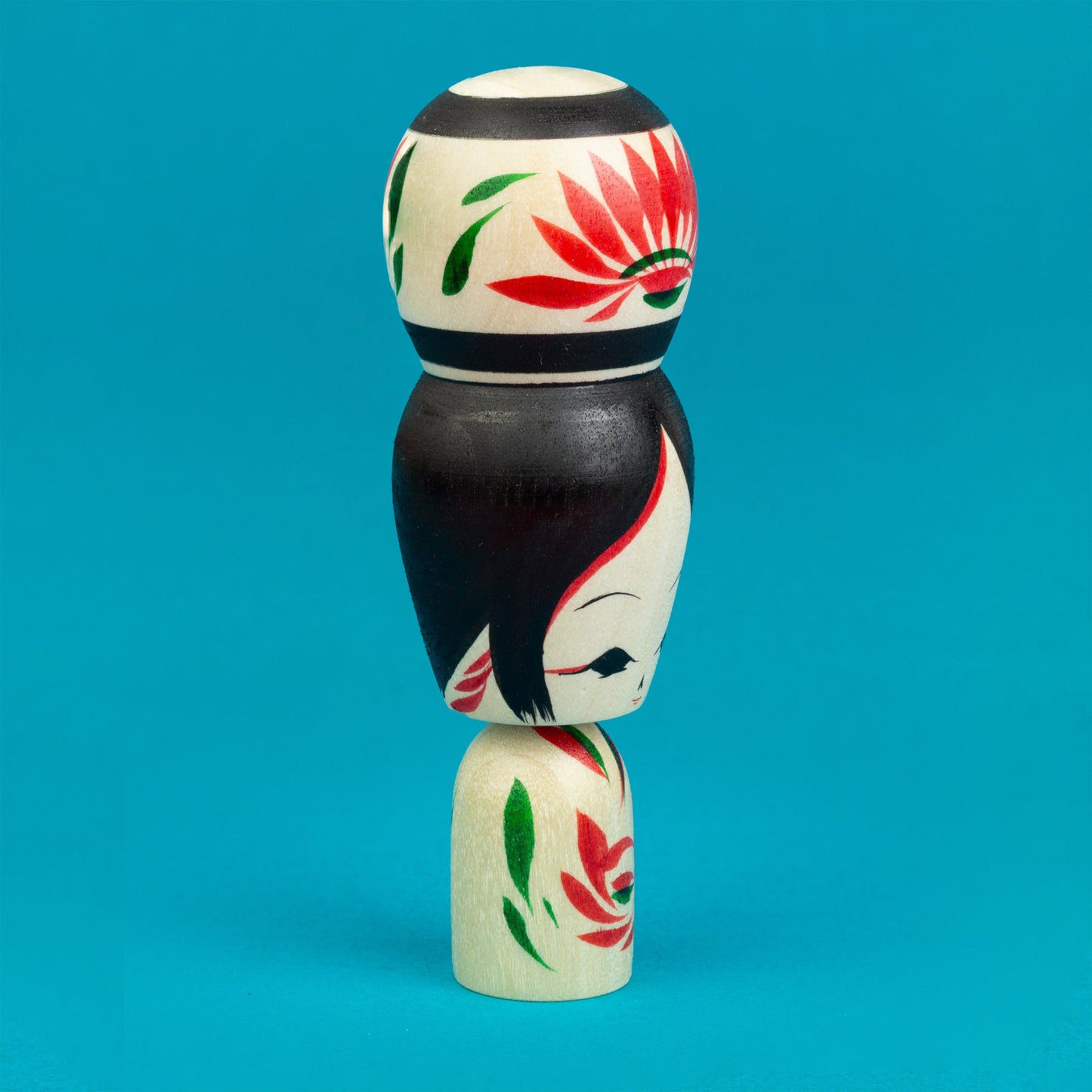 Miniature Bun Hair Kokeshi