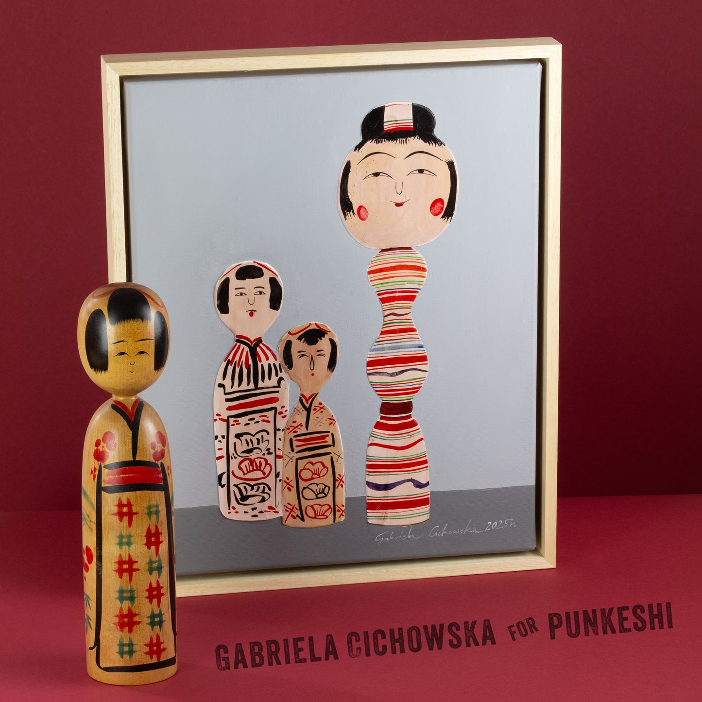 KOKESHI PORTRAIT NO. 27 | DADAKKO Series