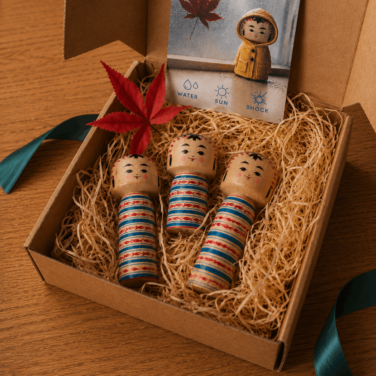 Ishinomaki Kokeshi | 3er-Set