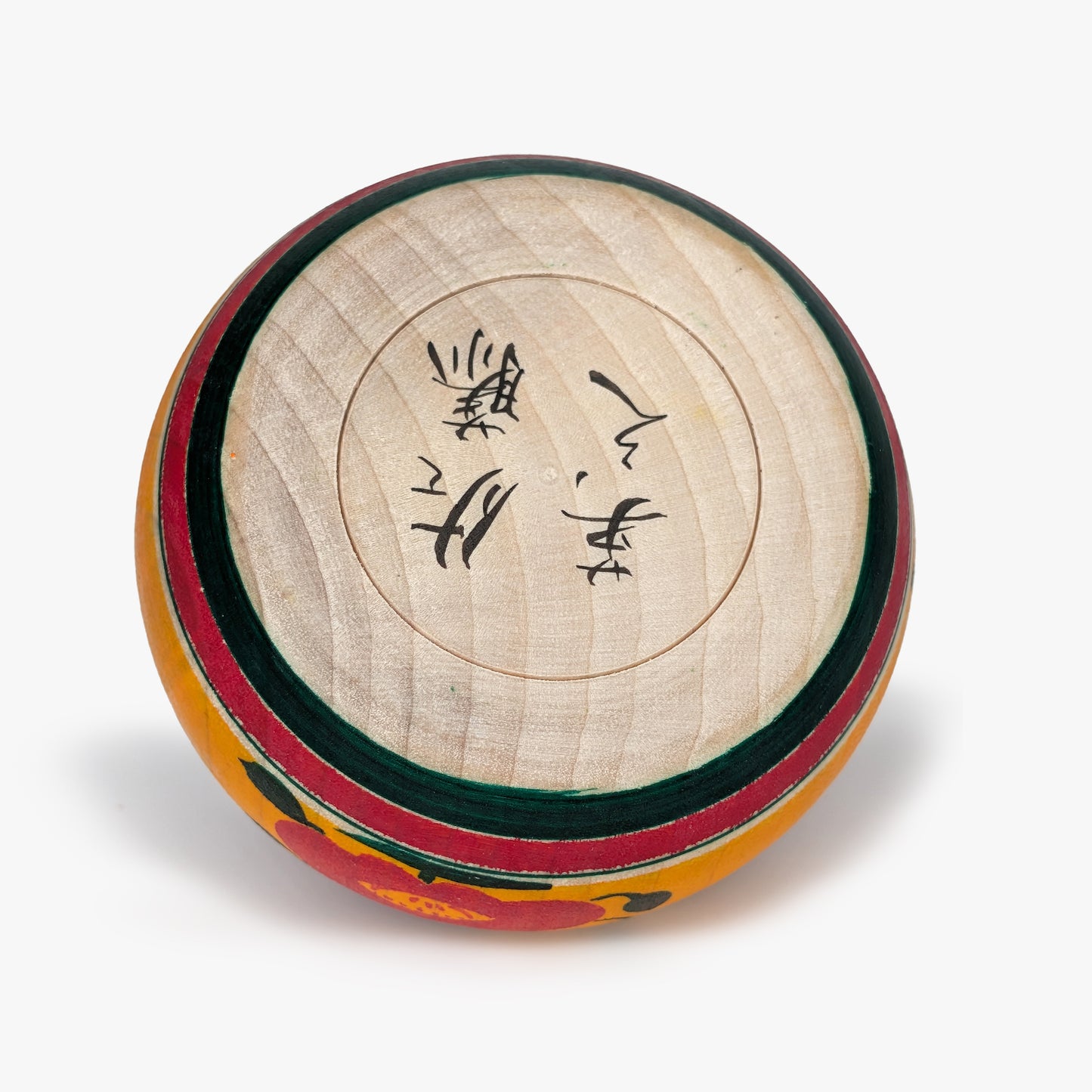 Ejiko-Kokeshi – Camellia and Chrysanthemum – Yajiro Tradition