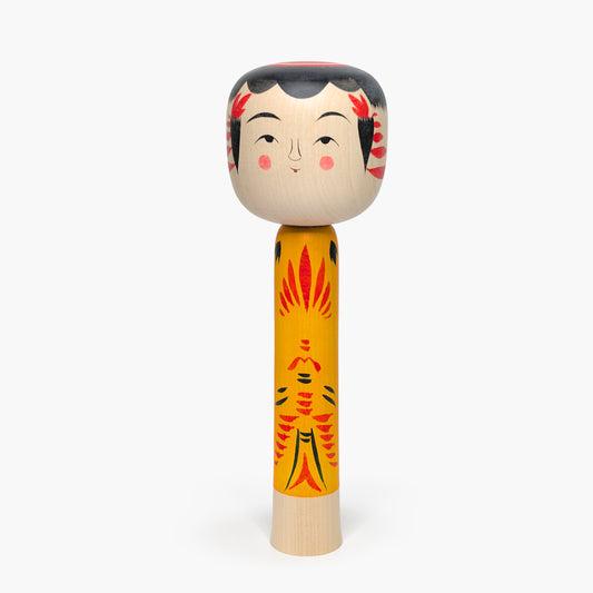 Gara-iri Kokeshi – Yajiro Tradition | 27 cm
