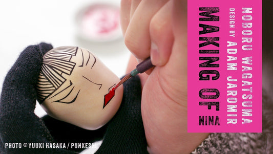 Making of Nina, A Punk Kokeshi